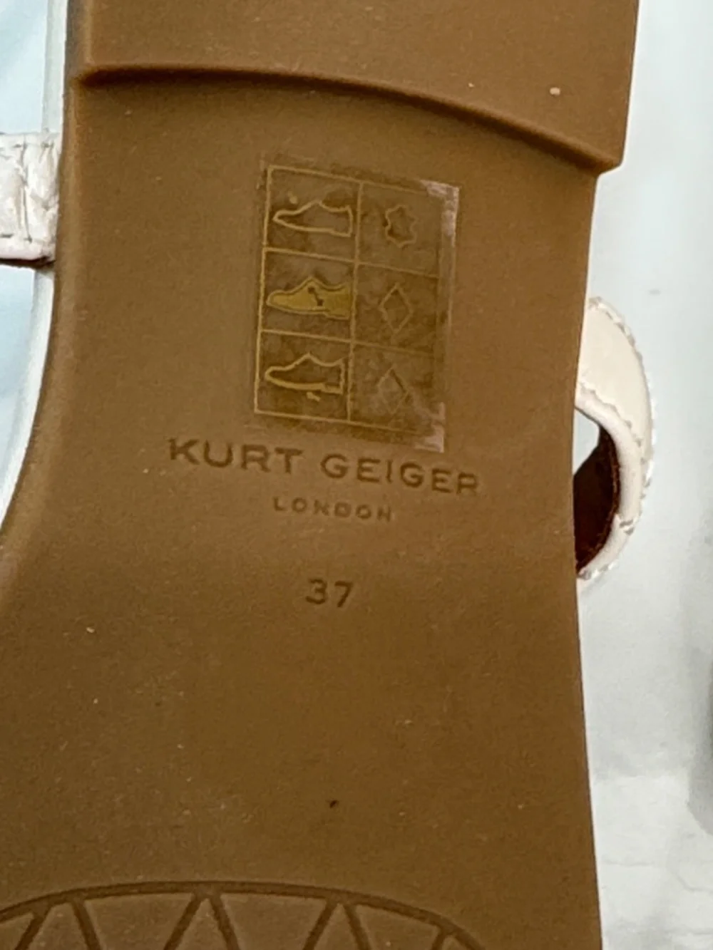 Kurt Geiger London Kensington Sparkle Sandals -NEW Ladies EU 37